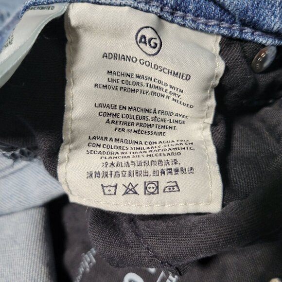 AG Adriano Goldschmied Nolan Ankle Jeans Womens Size 25 Low Rise Denim Pants - Picture 9 of 10